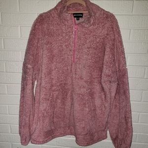 Sherpa pullover jacket